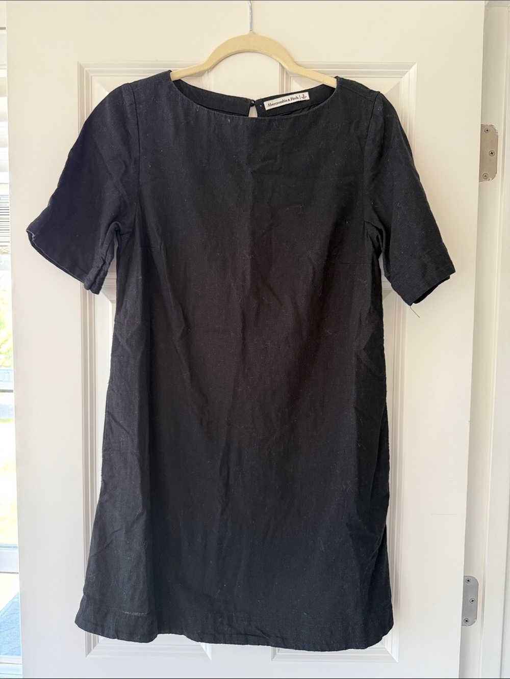 Abercrombie & Fitch Boatneck Linen Dress